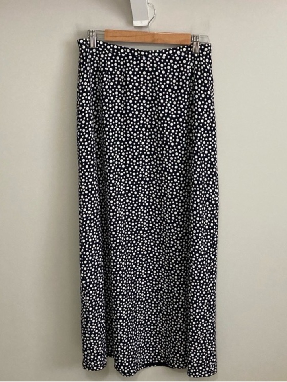 Liz Claiborne Polka Dot Maxi Skirt in Black and White, Women’s Size 10 - Picture 2 of 9